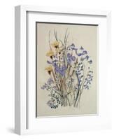 Spring Flowers, 19th Century-Caroline Louisa Meredith-Framed Giclee Print