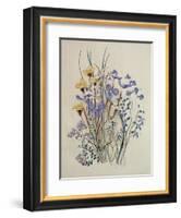 Spring Flowers, 19th Century-Caroline Louisa Meredith-Framed Giclee Print
