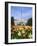 Spring Flowers and John Park Building, University of Utah, Salt Lake City, Utah, USA-Scott T. Smith-Framed Photographic Print
