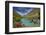 Spring Flowers and Kawarau River, Kararau Gorge, Central Otago, South Island, New Zealand-David Wall-Framed Photographic Print