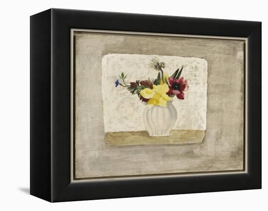 Spring Flowers in a White Jar, c.1928-Christopher Wood-Framed Premier Image Canvas