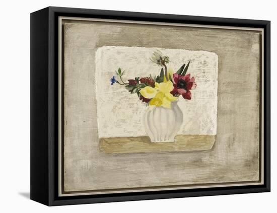 Spring Flowers in a White Jar, c.1928-Christopher Wood-Framed Premier Image Canvas