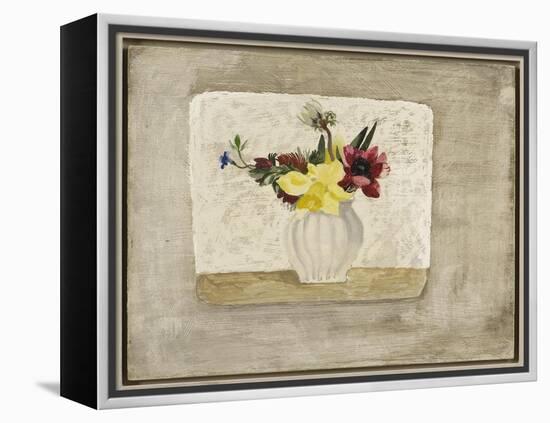 Spring Flowers in a White Jar, c.1928-Christopher Wood-Framed Premier Image Canvas