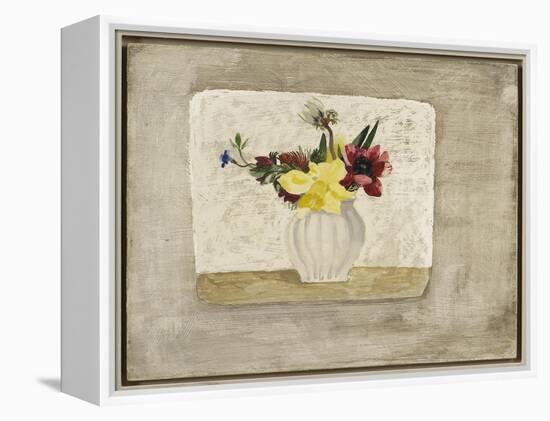 Spring Flowers in a White Jar, c.1928-Christopher Wood-Framed Premier Image Canvas