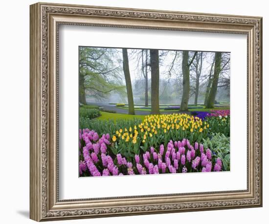 Spring Flowers in Flower Garden-Jim Zuckerman-Framed Photographic Print