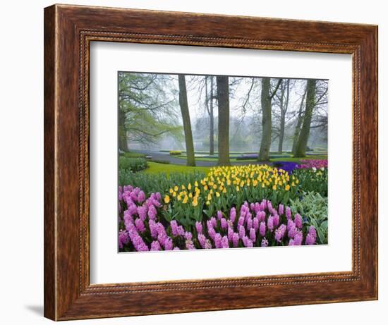 Spring Flowers in Flower Garden-Jim Zuckerman-Framed Photographic Print