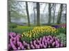 Spring Flowers in Flower Garden-Jim Zuckerman-Mounted Photographic Print