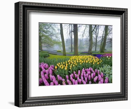 Spring Flowers in Flower Garden-Jim Zuckerman-Framed Photographic Print