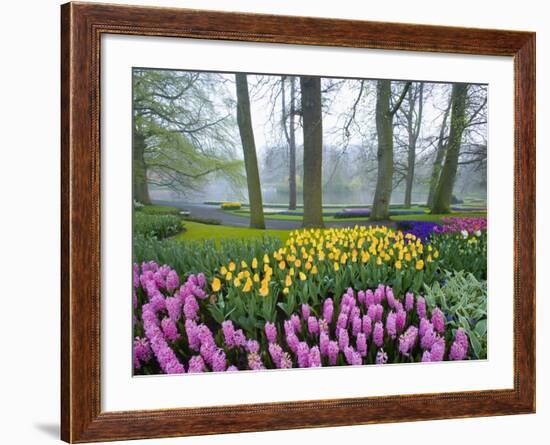 Spring Flowers in Flower Garden-Jim Zuckerman-Framed Photographic Print