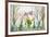 Spring Flowers in Glass Bottles VI-Cora Niele-Framed Giclee Print