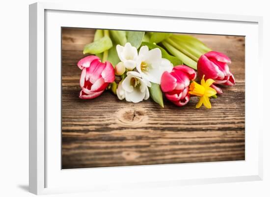 Spring Flowers-grafvision-Framed Photographic Print