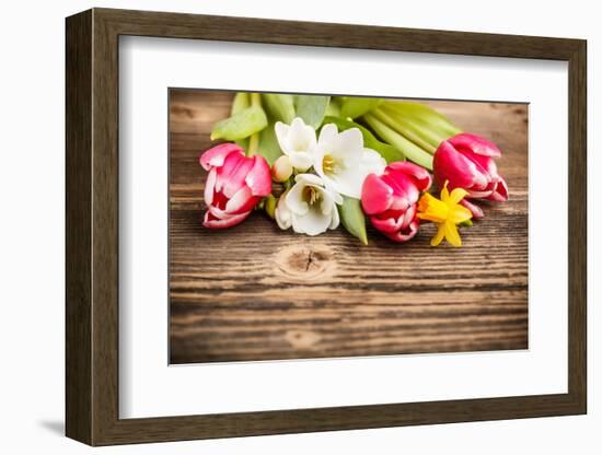 Spring Flowers-grafvision-Framed Photographic Print