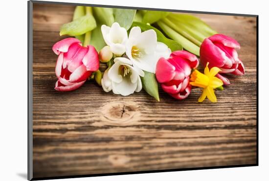 Spring Flowers-grafvision-Mounted Photographic Print