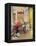 Spring Flowers-Norman Rockwell-Framed Premier Image Canvas