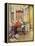 Spring Flowers-Norman Rockwell-Framed Premier Image Canvas