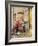 Spring Flowers-Norman Rockwell-Framed Giclee Print