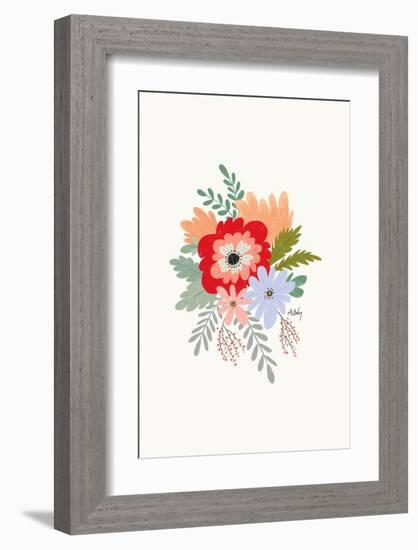 Spring Flowers-Annie Bailey Art-Framed Art Print