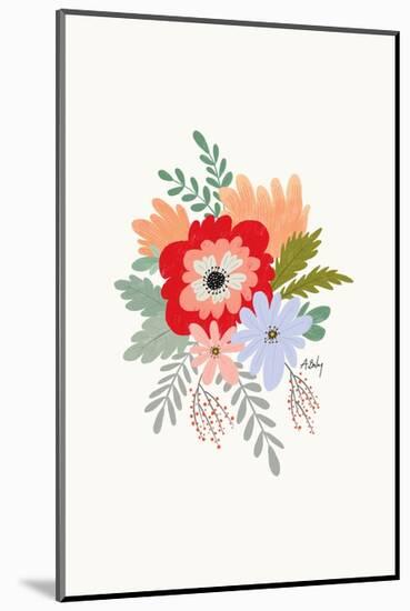 Spring Flowers-Annie Bailey Art-Mounted Art Print