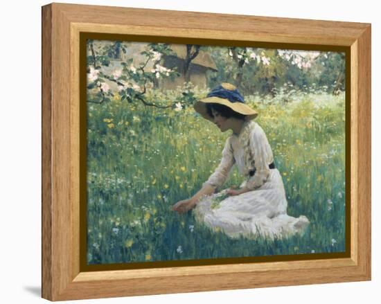 Spring Flowers-Arthur Hacker-Framed Premier Image Canvas