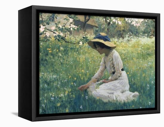 Spring Flowers-Arthur Hacker-Framed Premier Image Canvas