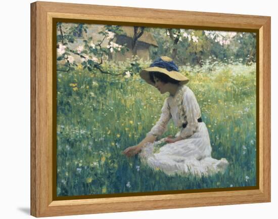 Spring Flowers-Arthur Hacker-Framed Premier Image Canvas