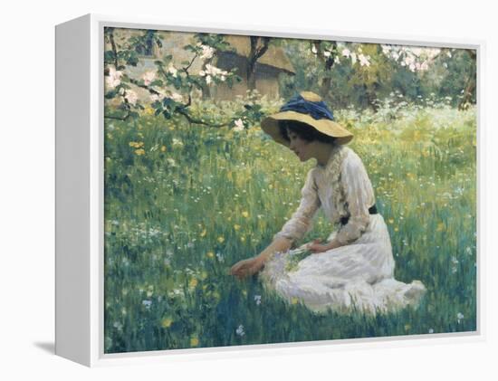 Spring Flowers-Arthur Hacker-Framed Premier Image Canvas