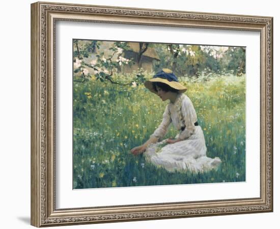 Spring Flowers-Arthur Hacker-Framed Giclee Print