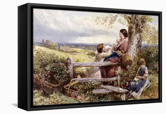 Spring Flowers-Myles Birket Foster-Framed Premier Image Canvas