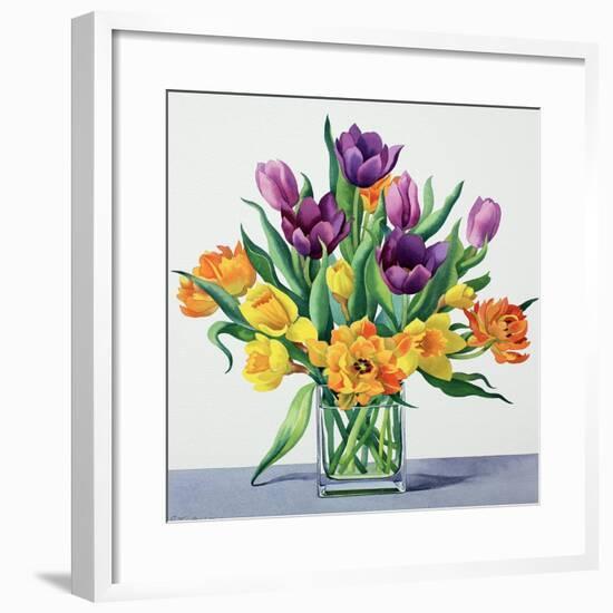 Spring Flowers-Christopher Ryland-Framed Premium Giclee Print