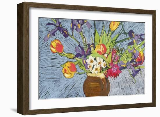 Spring Flowers-Frances Treanor-Framed Giclee Print