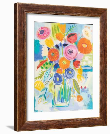 Spring Flowers-Farida Zaman-Framed Art Print
