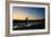 Spring Fly Fishing At Dusk Outside Of Fairplay Colorado The Mosquito Range Looms In The Background-Liam Doran-Framed Photographic Print