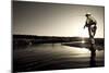 Spring Fly Fishing At Dusk Outside Of Fairplay Colorado-Liam Doran-Mounted Photographic Print