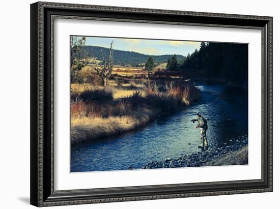 Spring Fly Fishing Outside Of Fairplay Colorado-Liam Doran-Framed Photographic Print