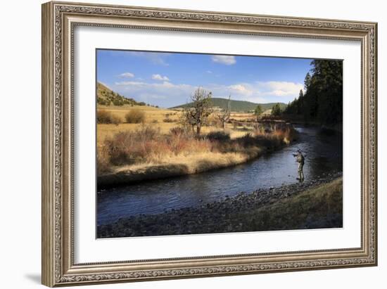 Spring Fly Fishing Outside Of Fairplay Colorado-Liam Doran-Framed Photographic Print