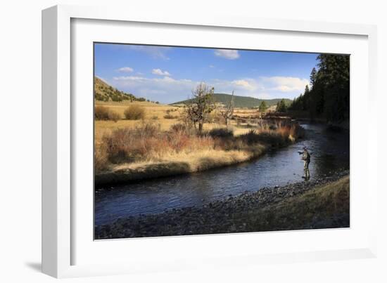 Spring Fly Fishing Outside Of Fairplay Colorado-Liam Doran-Framed Photographic Print