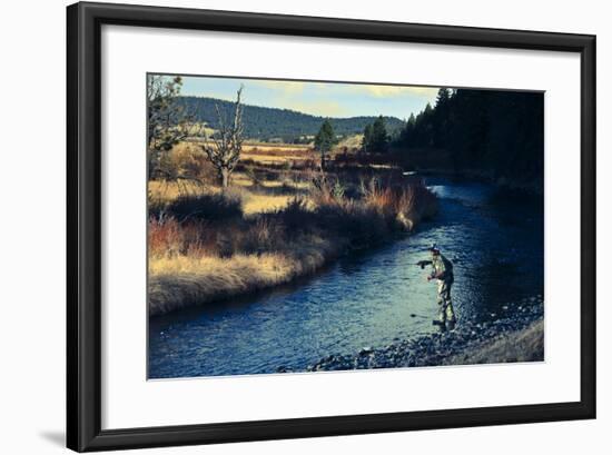 Spring Fly Fishing Outside Of Fairplay Colorado-Liam Doran-Framed Photographic Print