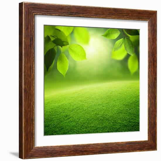 Spring Forest Background-Iakov Kalinin-Framed Photographic Print