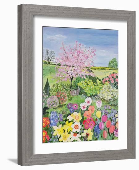 Spring from the Four Seasons (One of a Set of Four)-Hilary Jones-Framed Giclee Print