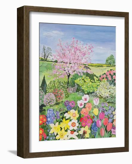 Spring from the Four Seasons (One of a Set of Four)-Hilary Jones-Framed Giclee Print