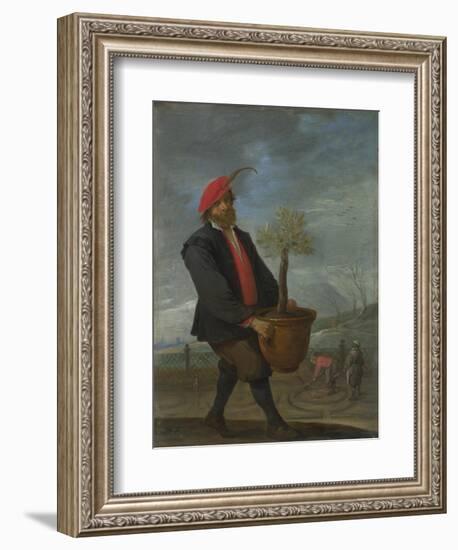 Spring (From the Series the Four Season), C. 1644-David Teniers the Younger-Framed Giclee Print