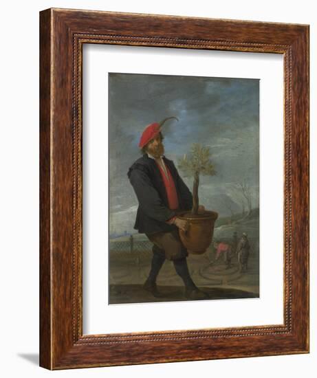 Spring (From the Series the Four Season), C. 1644-David Teniers the Younger-Framed Giclee Print