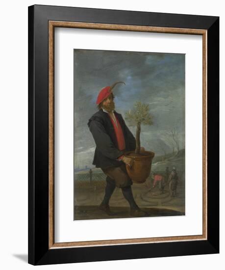 Spring (From the Series the Four Season), C. 1644-David Teniers the Younger-Framed Giclee Print