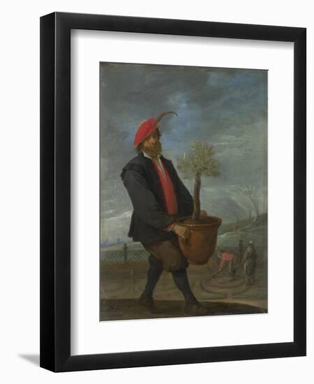 Spring (From the Series the Four Season), C. 1644-David Teniers the Younger-Framed Giclee Print