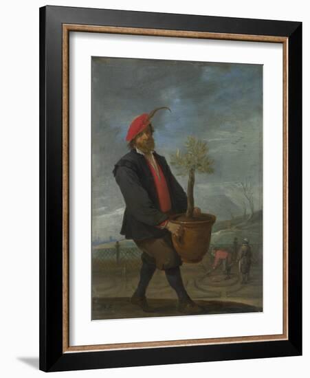 Spring (From the Series the Four Season), C. 1644-David Teniers the Younger-Framed Giclee Print