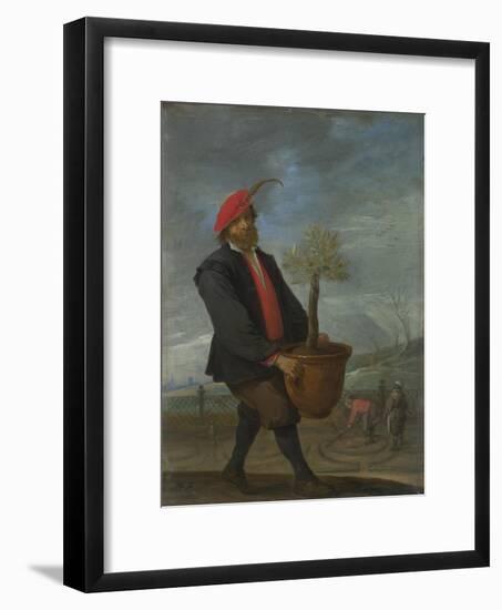 Spring (From the Series the Four Season), C. 1644-David Teniers the Younger-Framed Giclee Print