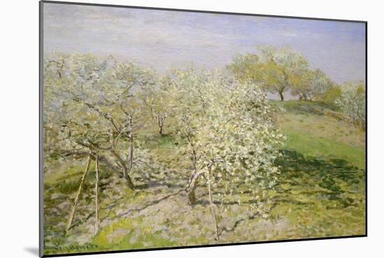 Spring (Fruit Trees in Bloom), 1873-Claude Monet-Mounted Giclee Print