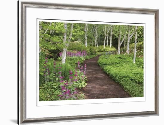 Spring Garden Path-Donald Paulson-Framed Giclee Print