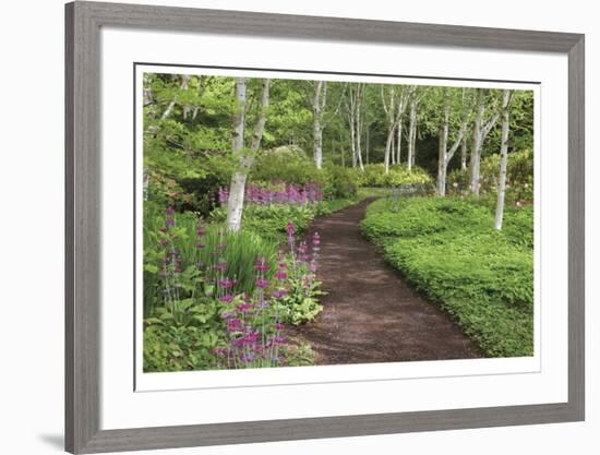 Spring Garden Path-Donald Paulson-Framed Giclee Print