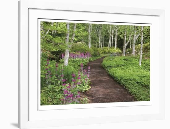 Spring Garden Path-Donald Paulson-Framed Giclee Print